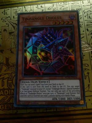 Tindangle Dholes κάρτα Yu-Gi-Oh! μεταχειρισμένη, Super Rare