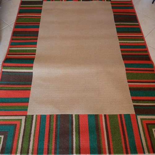 Straw rug like new, polypropylene, 2.40x1.60 m