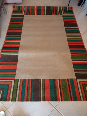 Straw rug like new, polypropylene, 2.40x1.60 m
