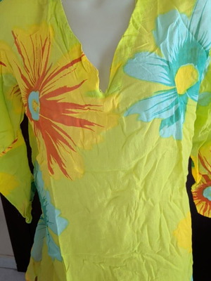 Colorful summer caftan