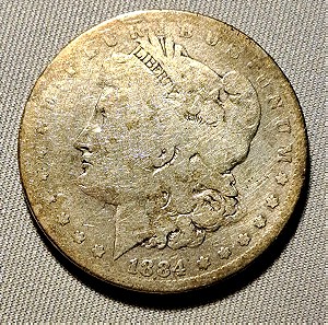 Αμερική 1 δολάριο 1884 vg