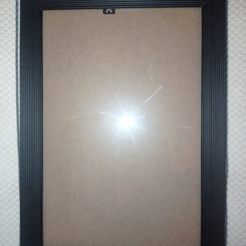 Black photo frame 25x35 cm like new for 20x30 cm photo