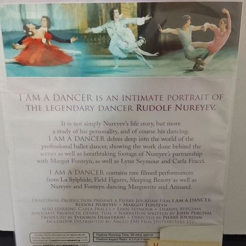 I Am a Dancer DVD new, documentary about Rudolf Nureyev