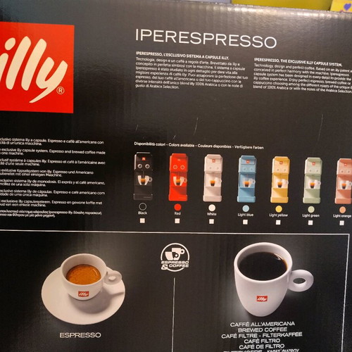 Illy Iperespresso Coffee Maker Red New