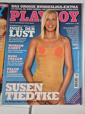 Playboy Germany Αύγουστος 2001 περιοδικό σαν καινούργιο