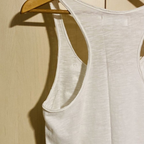 Abercrombie & Fitch sleeveless blouse like new, organic cotton, white