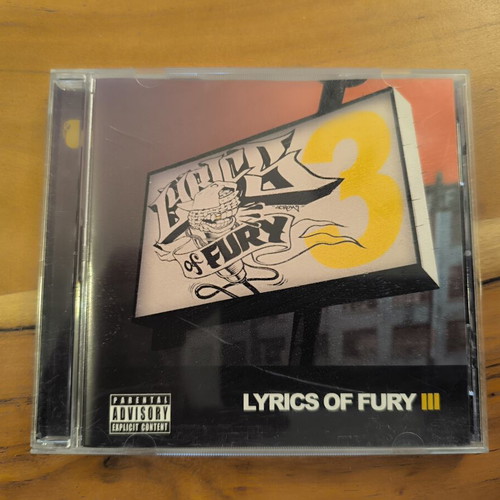Lyrics Of Fury III CD like new, hip-hop