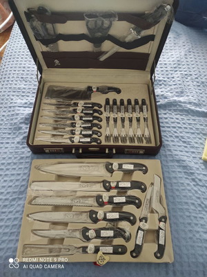 Offenbach Solingen Chef Knife Set 24 Pieces New with Case