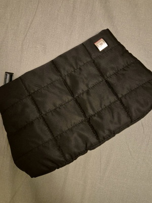 Lancôme quilted black toiletry bag new