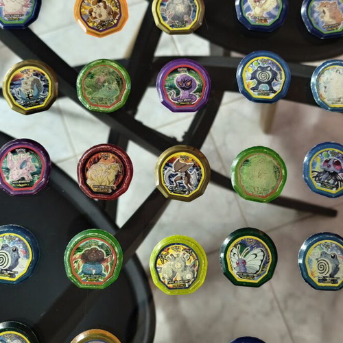 Pokemon Nox tags used with visible wear