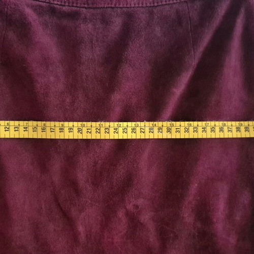 Midi suede skirt burgundy like new
