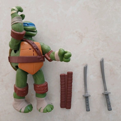 Leonard vintage Ninja Turtles figure used, large collectible toy