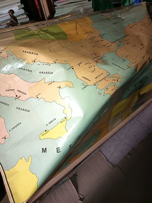 Large map like new, school size, collectible