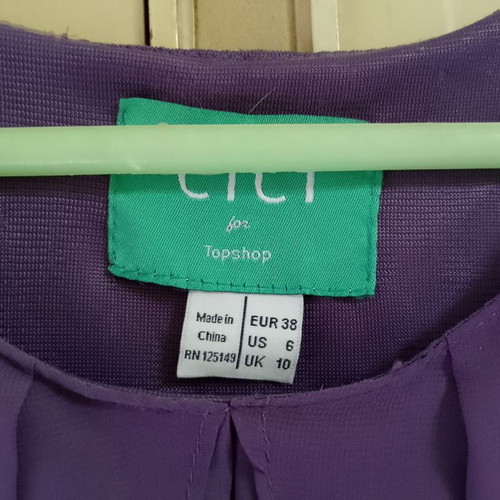 Short summer dress like new, purple, size M