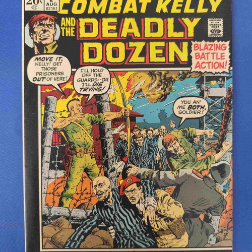 Combat Kelly and the Deadly Dozen 2 used comic book