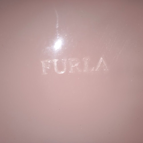 Furla Candy Bag Boston bag, nude pink glossy PVC
