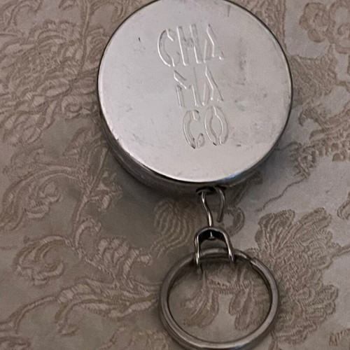 Keychain with chain like new, silver