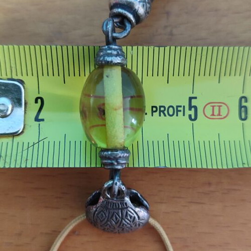 Komboloi with Natural Latin American Amber and Inclusions, Mint Condition