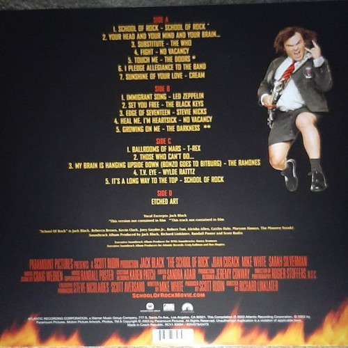 School Of Rock 2x vinyl limited edition new, orange translucent