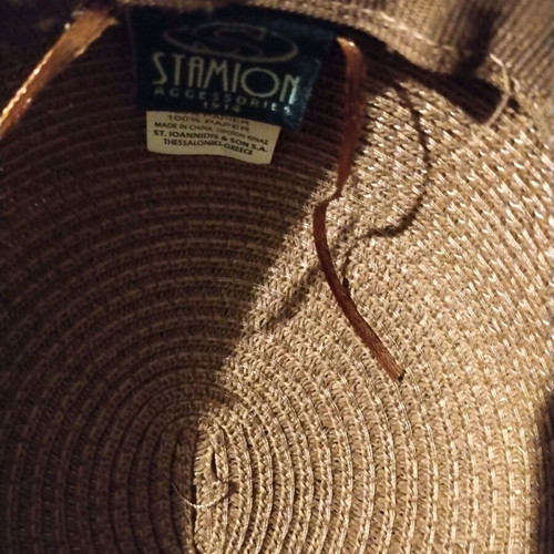 Set of 2 Stamion women's summer hats used