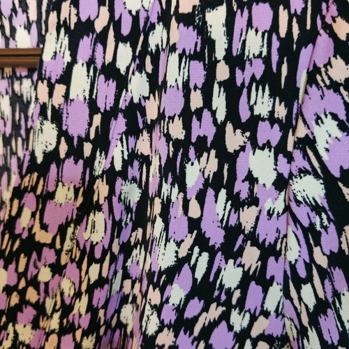Slim fitted dress black-purple (unworn)