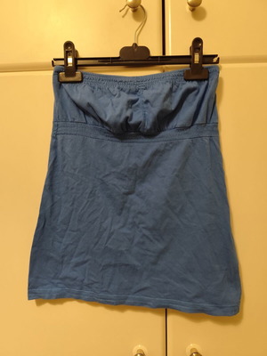 Terranova small strapless top used, size S