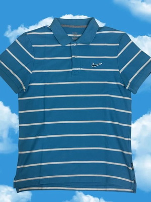 Nike Athletic Dept Striped Polo Shirt size M like new