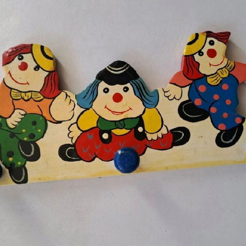 Wooden baby room decorations used, marionettes and hanger