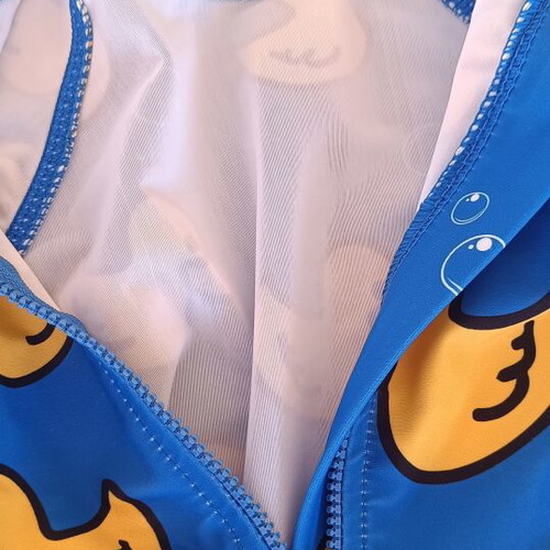 Baby Swimsuit UPF 50+ Yellow Ducks Size 74cm 6-12 Months Like New