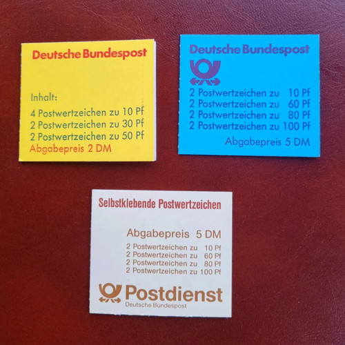Pocket Deutsche Bundespost stamps new, set of 24 DM values