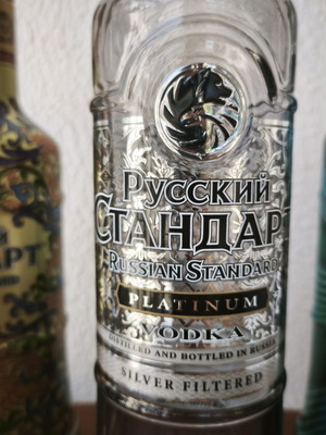 Russian Standard Vodka set of 3 collectible bottles – Platinum & 2 Limited Edition