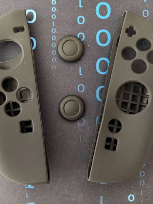 Switch 2 Joycon Handle and Joystick Caps Silicone Protective Cover new