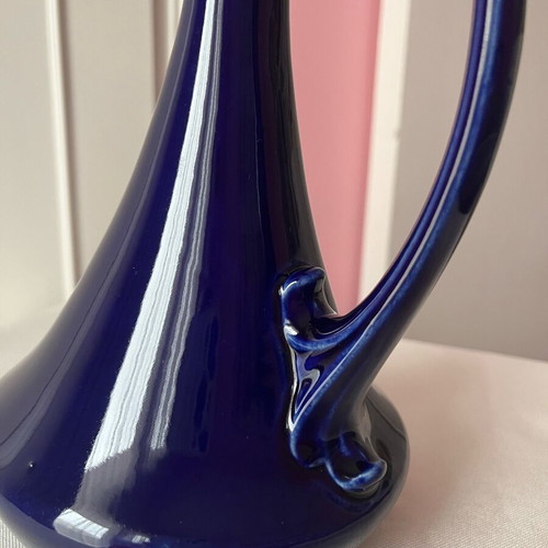 Vintage Γαλλική Κανάτα Μπλε Κοβάλτιο 23cm σαν καινούργια