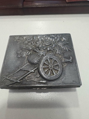 Decorative old box like new, metal