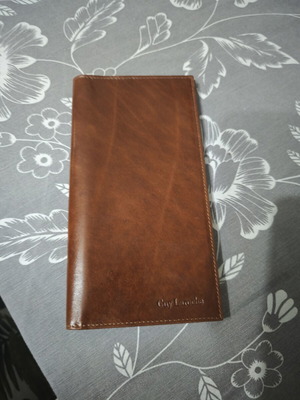 Guy Laroche leather cardholder new, brown
