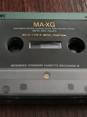 TDK MA-XG 60 cassette like new with metal shell