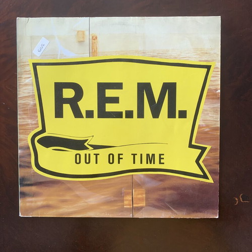 R.E.M. Out of Time vinyl LP used, original 1991 first pressing