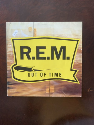 R.E.M. Out of Time βινύλιο LP μεταχειρισμένο, αυθεντική πρώτη έκδοση 1991