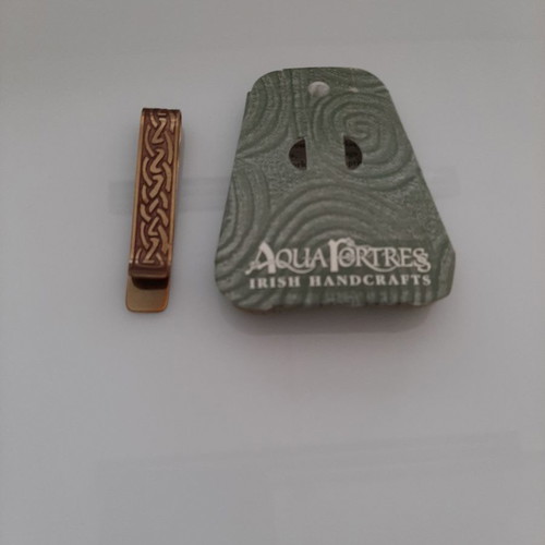 Money clip 14K gold Celtic new