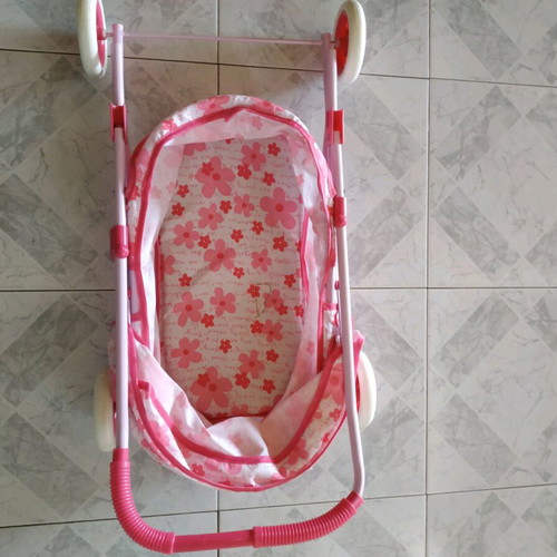 Doll stroller like new with canopy