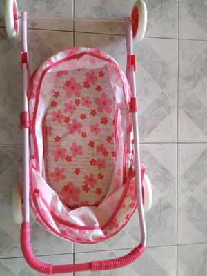 Doll stroller like new with canopy