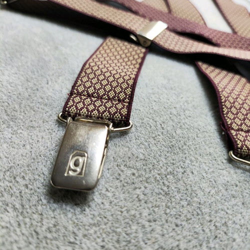 Gama Brands men's suspenders red adjustable like new