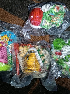 Super Mario figures new, McDonald's set of 4 sealed