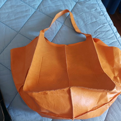 Handbags new, blue and yellow, spacious with compartments