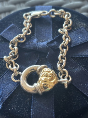 Folli Follie silver and gold bracelet like new, stamped