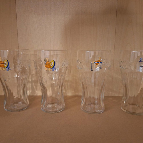 Coca-Cola collectible glasses Olympic Games Athens 2004 like new