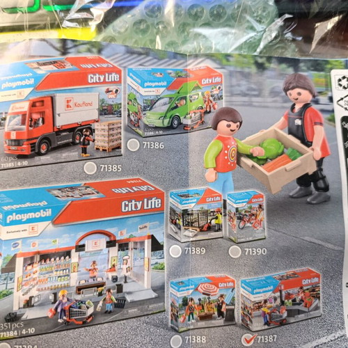 Playmobil City Life Kaufland Kasse 71387 like new, limited edition