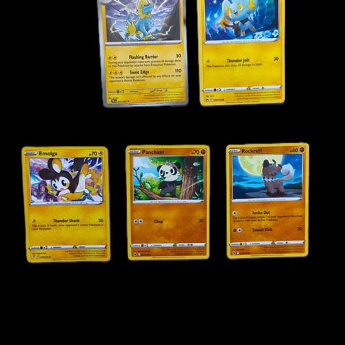 Pokemon trading card game collection, 5 cards