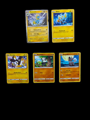 Pokemon trading card game collection, 5 cards