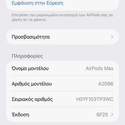 Apple AirPods Max used with signs of wear, model A2096